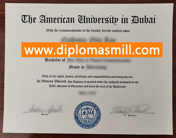 Where to Buy Fake American University in Dubai Degree