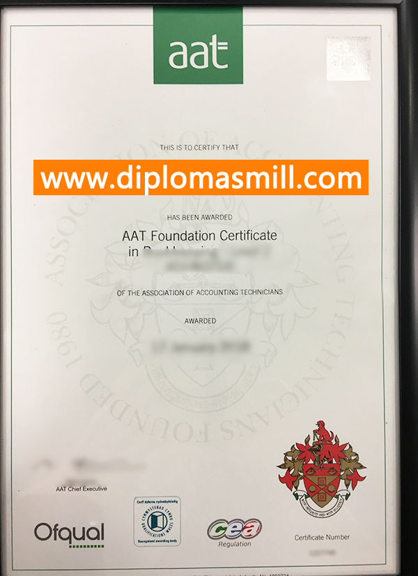 ACCA Fake Certificate Buy Fake AAT Certificate