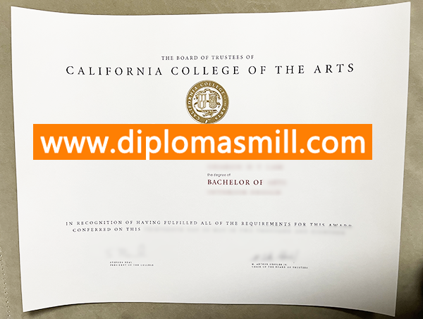 How to Buy Fake California College of the Arts Degree?