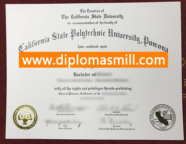 Where to Buy Fake Cal Poly Pomona Degree?