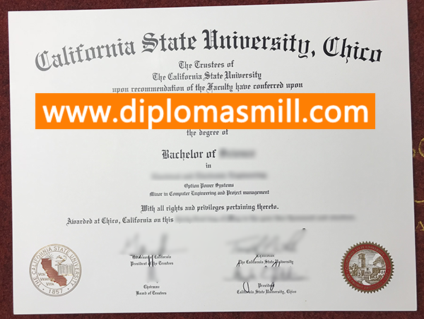 Fake CSU Chico Degree for Sale