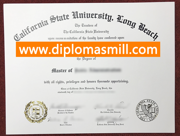 How Easy Buy Fake CSULB Certificate?
