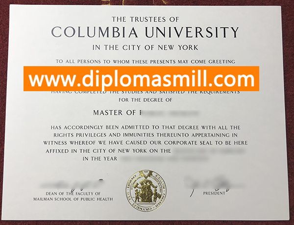 How Much Buy Fake Columbia University Diploma?
