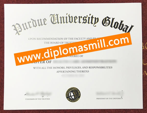 Purdue University Global Diploma for Sale