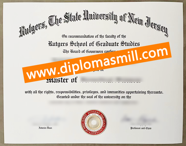 How Fast Buy Rutgers University Diploma?