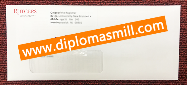 Where to Purchase Rutgers University Transcript Envelope?