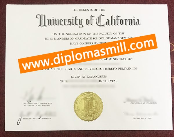 Supply Replica UCLA Diploma
