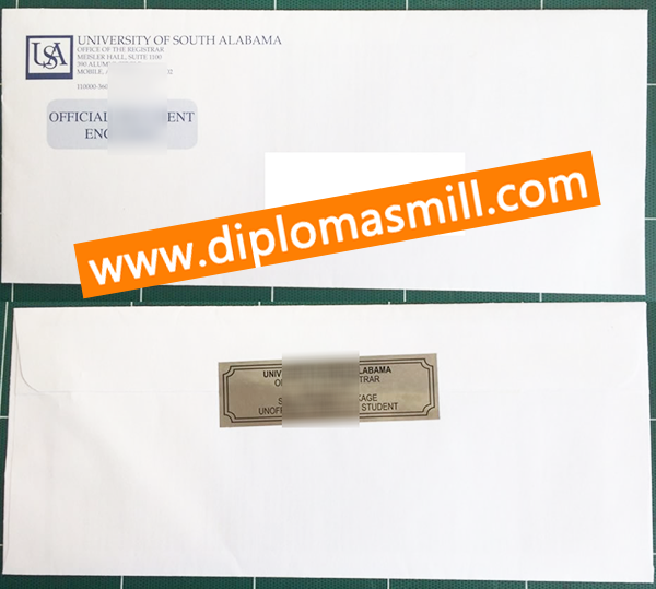 Make Official University of Alabama Transcript Envelope