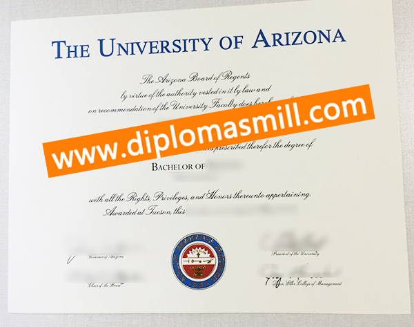 Create Cheaper University of Arizona Diploma