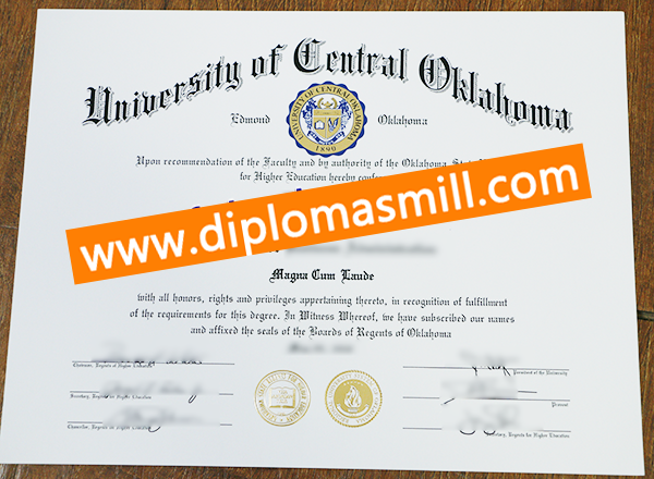 Purchase Copy University of Central Oklahoma Degree