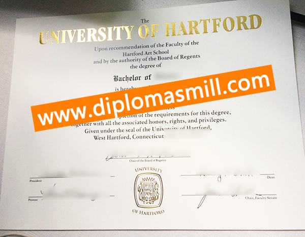 How to Custom University of Hartford Diploma?