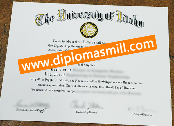 Where to Get University of Idaho Diploma?