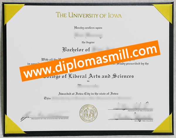 Purchase University of Iowa Diploma
