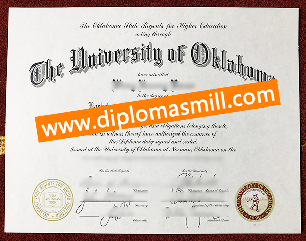 How to Order University of Oklahoma Degree?
