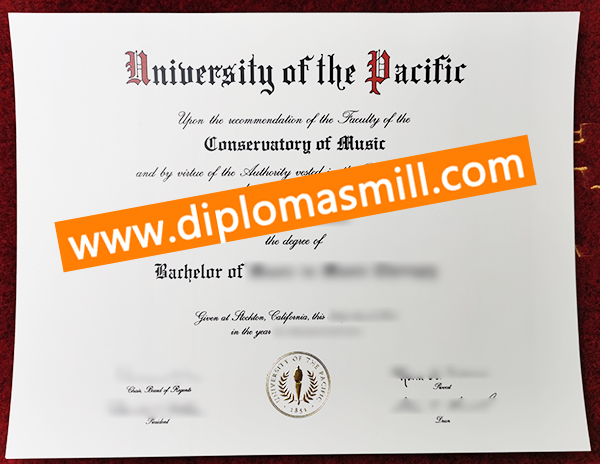 How Long Order University of the Pacific Degree?