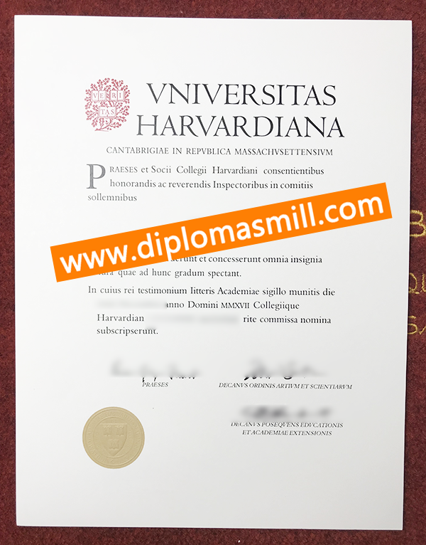 How to Purchase Vniversitas Harvardiana Diploma?