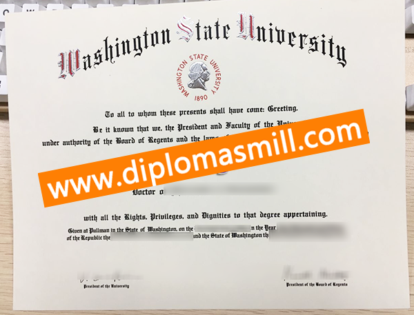 Where to Order Washington State University Degree?