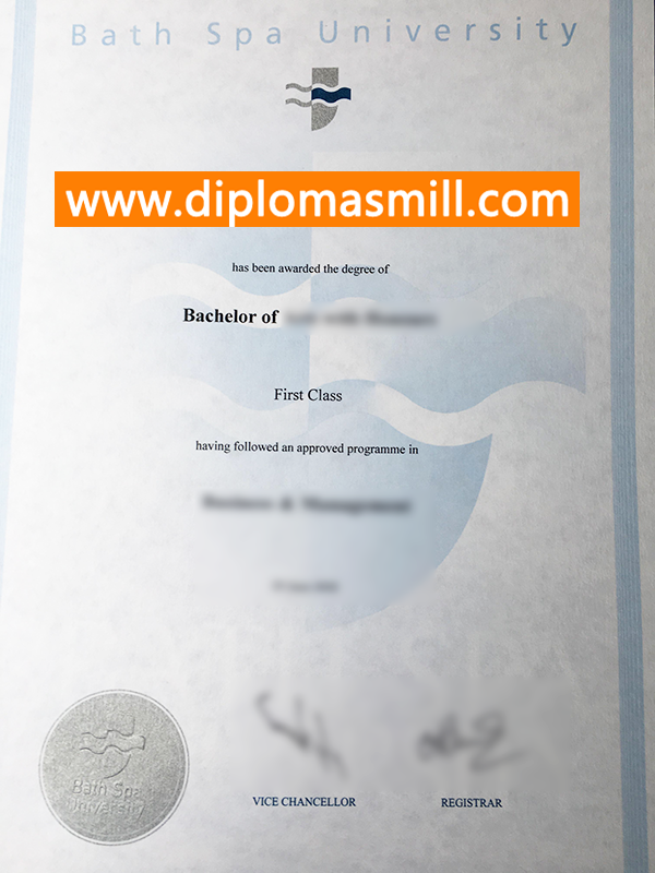 Pick Up Bath Spa University Replica Degree
