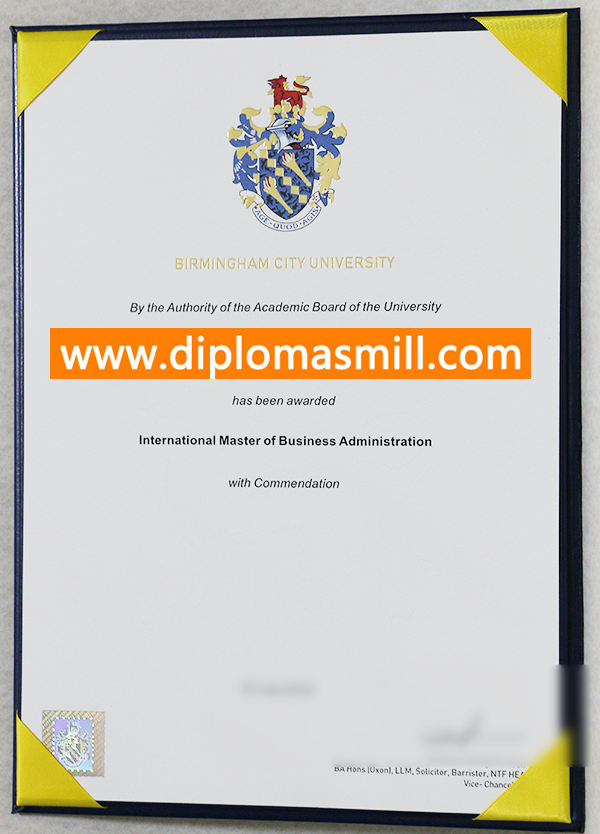 Purchase Birmingham City University Degree Online