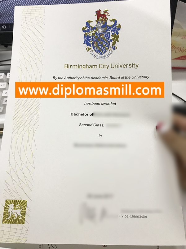 How to Order Birmingham City University Diploma?