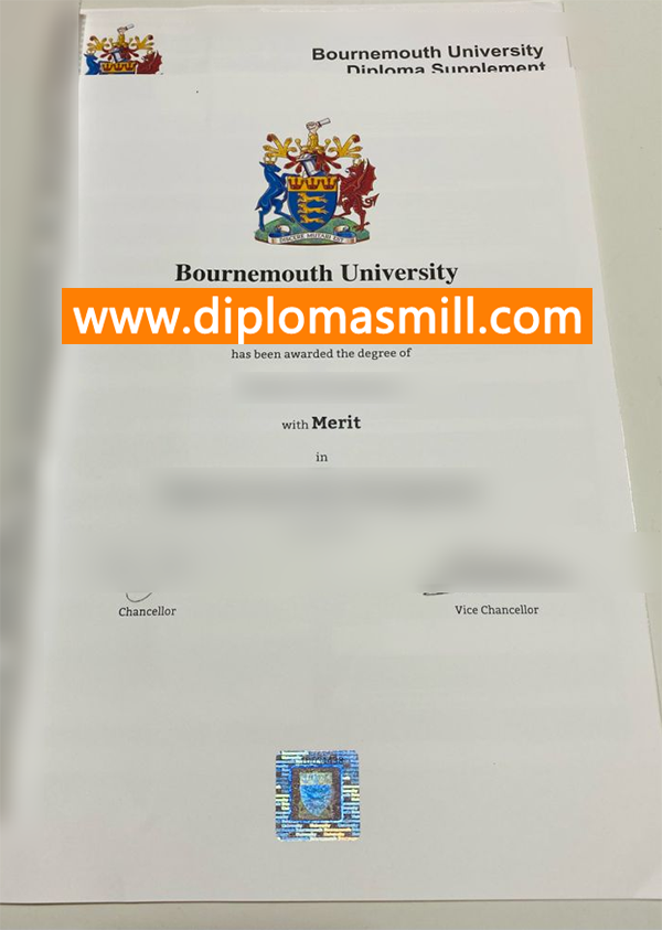 How Fast Get Bournemouth University diploma online？