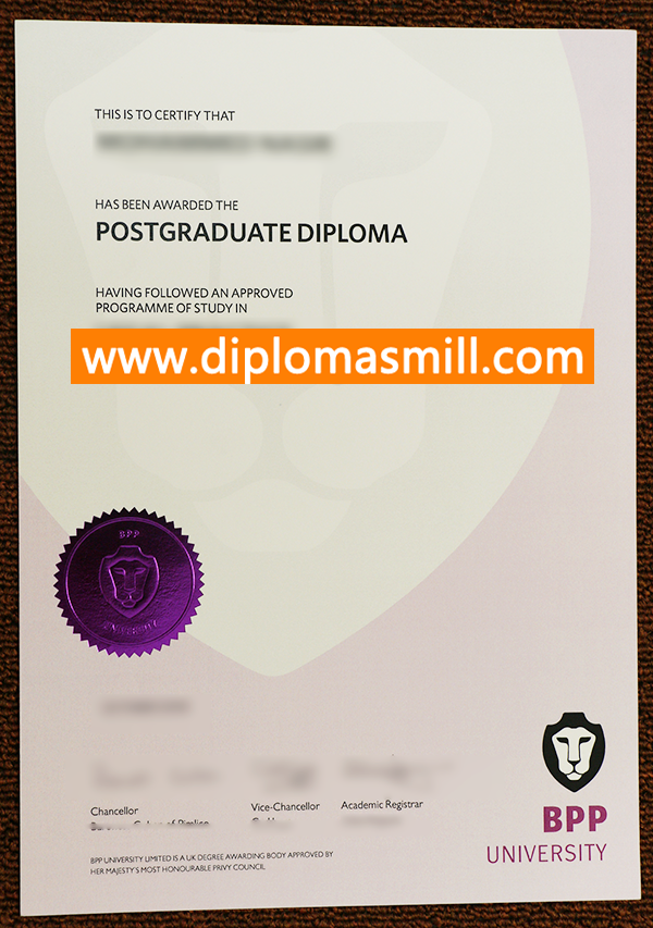 Purchase UK BPP University Degree