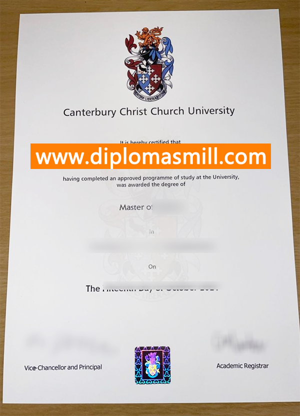 Purchase Canterbury Christ Church University Degree