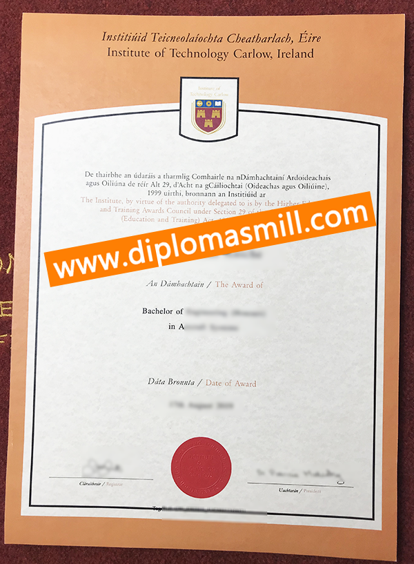 Sale UK Institute of Technology Carlow Ireland Degree