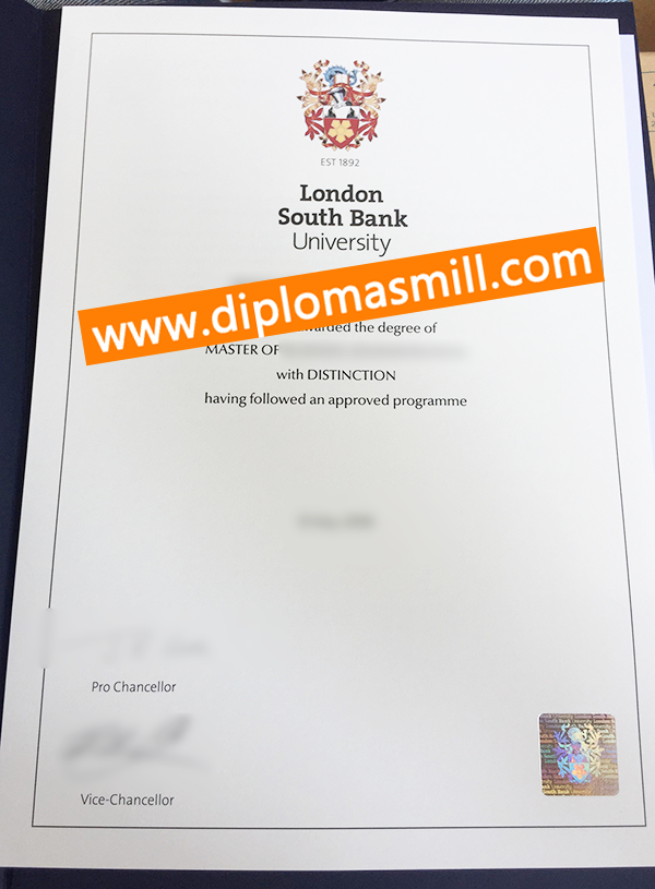 How Much Order London South Bank University Degree?