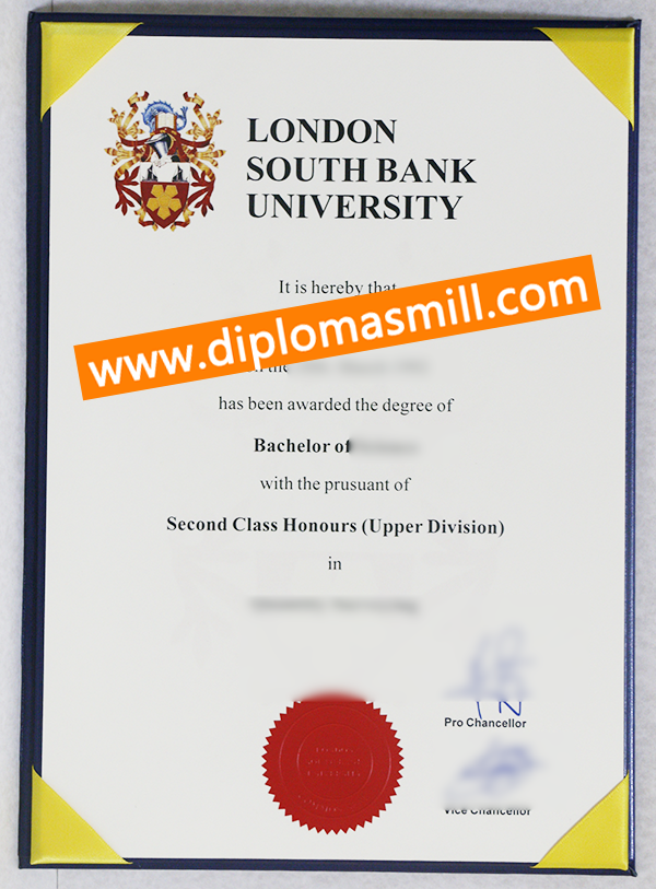 Custom UK LSBU Diploma