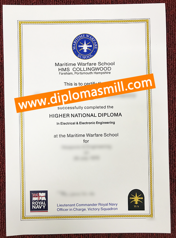 Shopping Original Maritime Warfare School Diploma