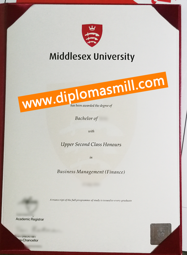 How to Order Middlesex University Diploma?