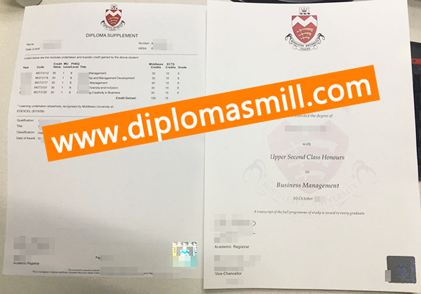 Shopping Quality Middlesex University Diploma Transcript