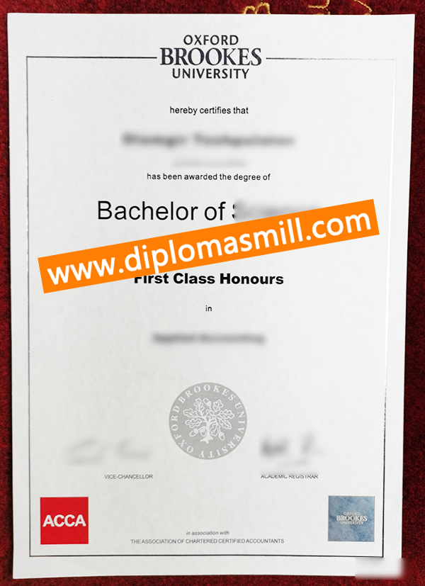 How to Obtain Oxford Brookes University Degree?
