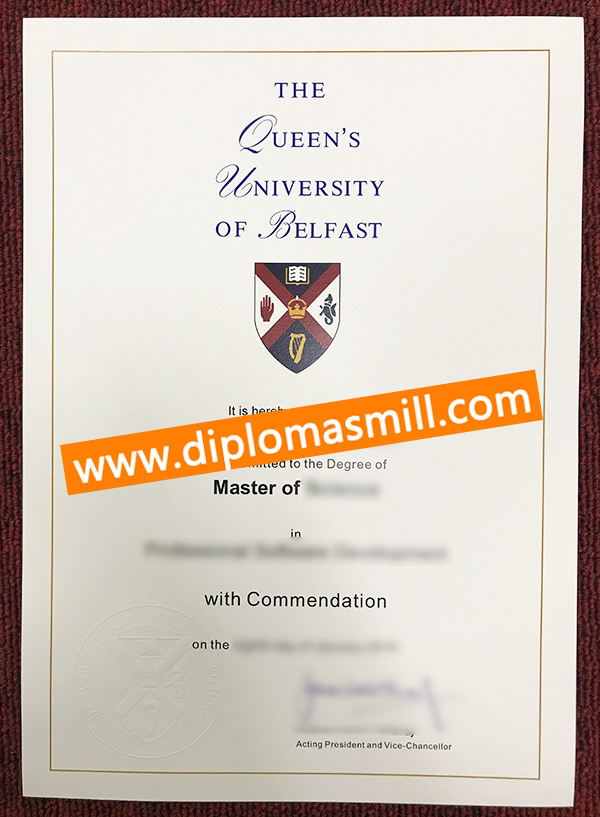 Supply Queen's University of Belfast Diploma Fast