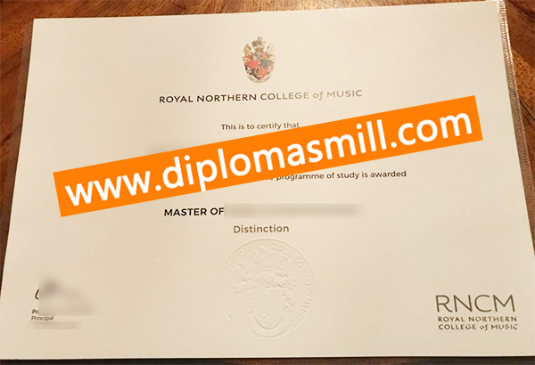Order Copy Royal Northern College of Music Degree