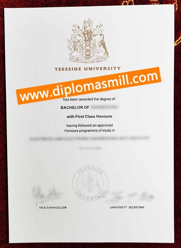 Where to Get Teesside University Diploma?