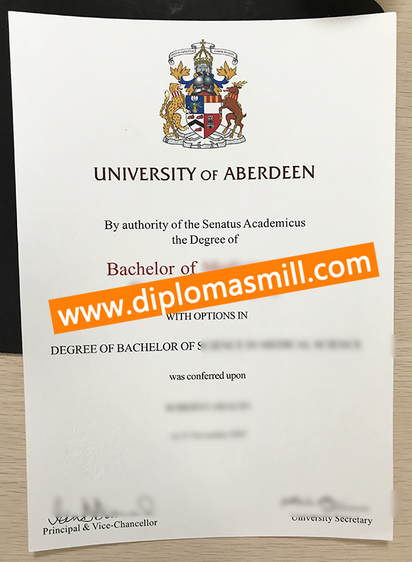 How Quickly Order University of Aberdeen Degree Online?