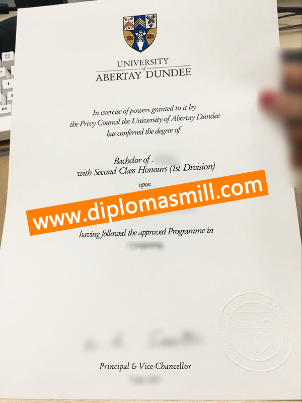 Where to Buy University of Abertay Dundee Degree？