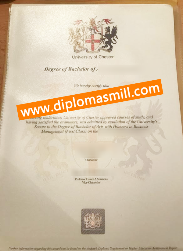 How Easy Order University of Chester Diploma?