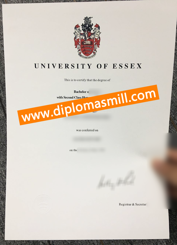 Pick Up University of Essex Degree