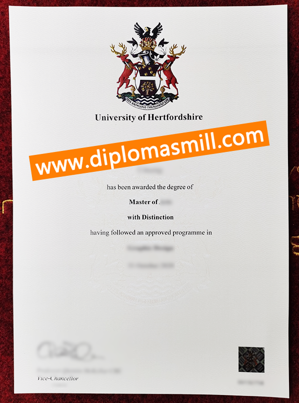 Supply Replica University of Hertfordshire Degree