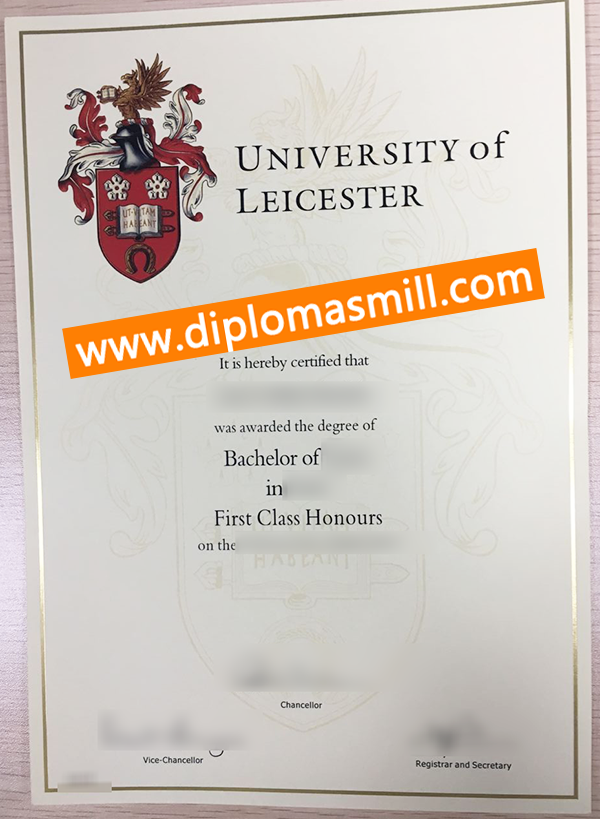 Make Copy University of Leicester Diploma