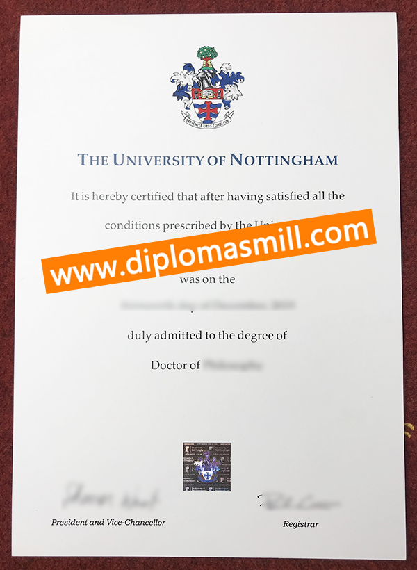 How Much Buy University of Nottingham diploma?