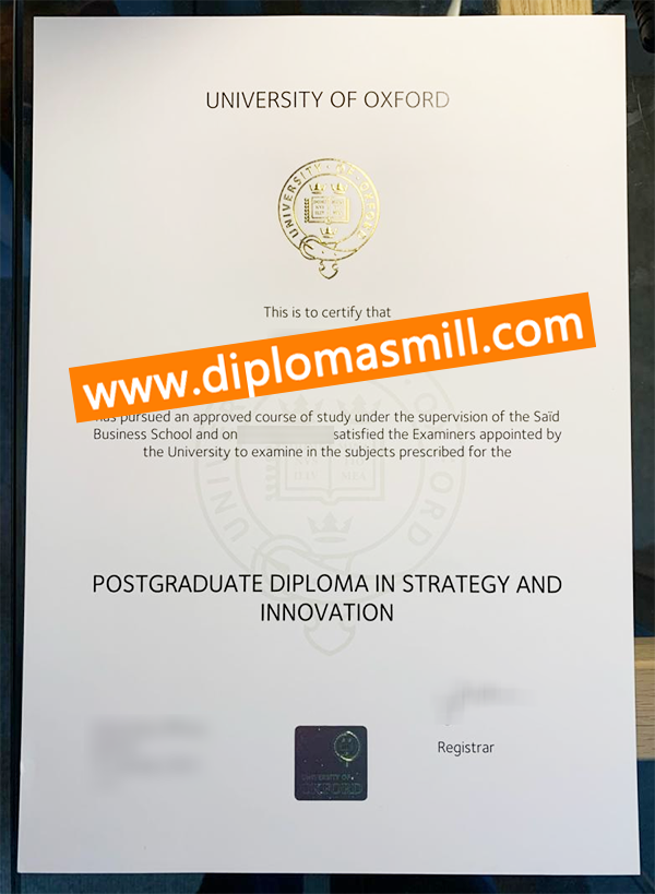How to Get Fake University of Oxford Degree?