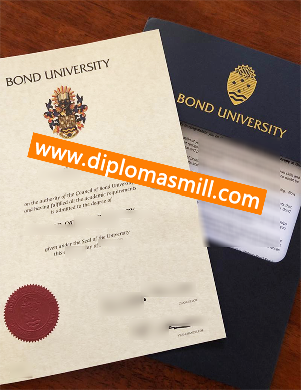 Pick Up Bond University Fake Degree