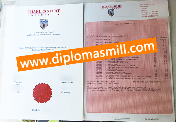 Where to get Charles Sturt University degree transcript?