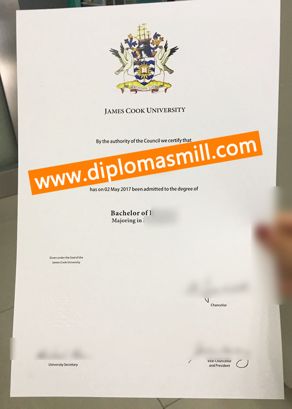 Where to get James Cook University degree?