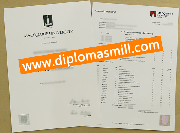 Get Macquarie University diploma transcript fast