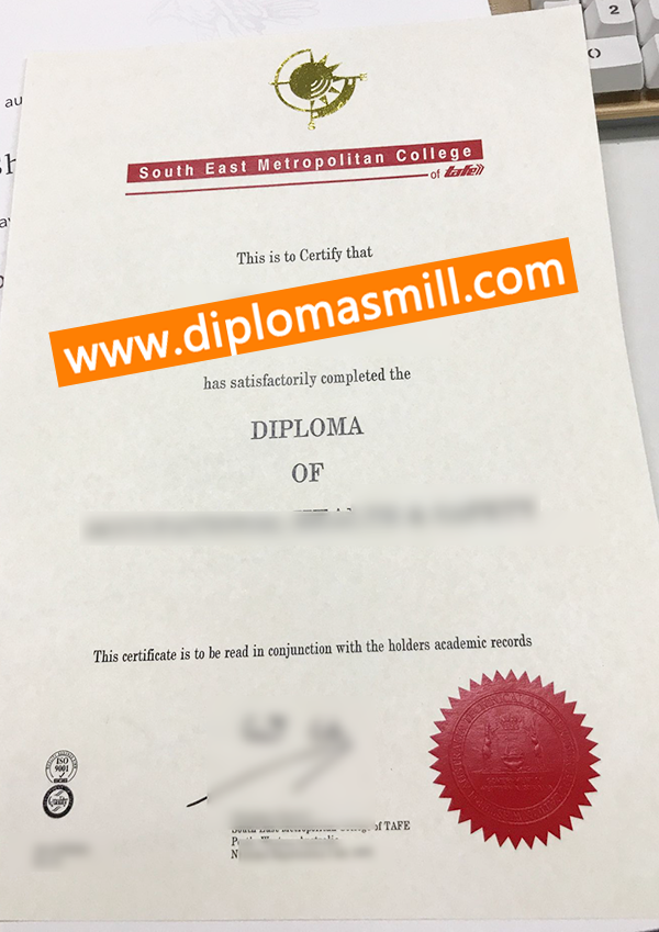 Supply copy South East Metropolitan College degree